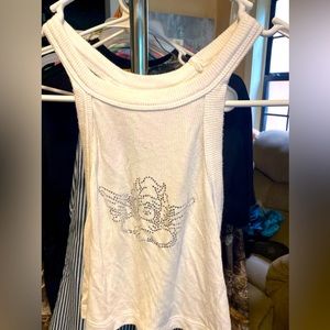 Boys Lie Diamond Angel Crop